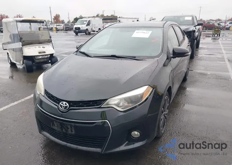 2014 Toyota Corolla S Plus from USA, damaged, VIN 2T1BURHE2EC066855